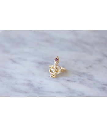 Bague Serpent Diamants et Rubis En savoir plus