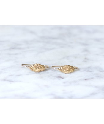 Boucles d'oreilles poissardes deux ors sur le site 