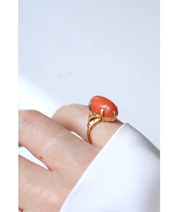 Bague vintage corail sur or Profitez des Offres !