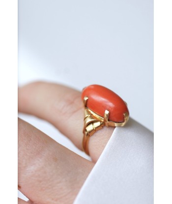 Bague vintage corail sur or Profitez des Offres !