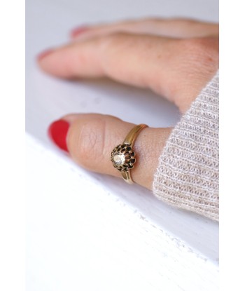 Bague Victorienne solitaire ancien en or et diamant acheter