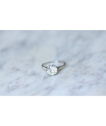 Solitaire Belle Epoque diamant 1.70 Ct votre restaurant rapide dans 