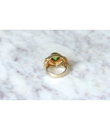 Bague boule coeur péridot et citrines JUSQU'A -70%! 