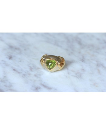 Bague boule coeur péridot et citrines JUSQU'A -70%! 