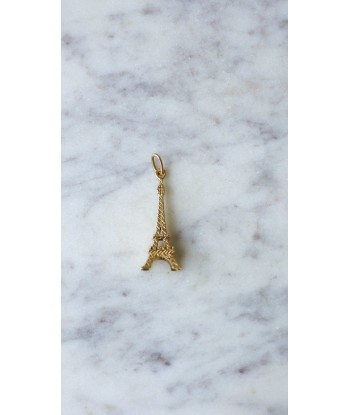 Pendentif Vintage Tour Eiffel Or Jaune des créatures d'habitude