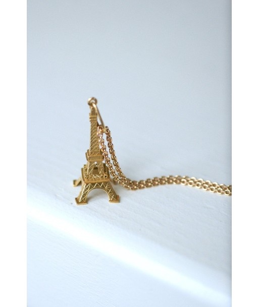 Pendentif vintage Tour Eiffel en or jaune l'achat 