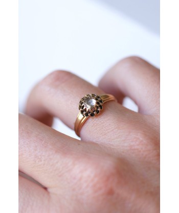 Bague Victorienne solitaire ancien en or et diamant acheter