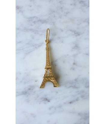 Pendentif vintage Tour Eiffel en or jaune l'achat 