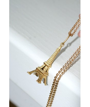 Pendentif vintage Tour Eiffel en or jaune l'achat 