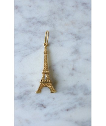 Pendentif vintage Tour Eiffel en or jaune l'achat 