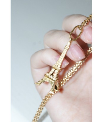 Pendentif vintage Tour Eiffel en or jaune l'achat 