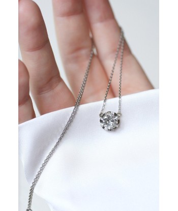 Collier solitaire diamant 1.24 Cts Venez acheter