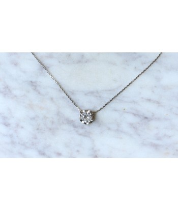 Collier solitaire diamant 1.24 Cts Venez acheter