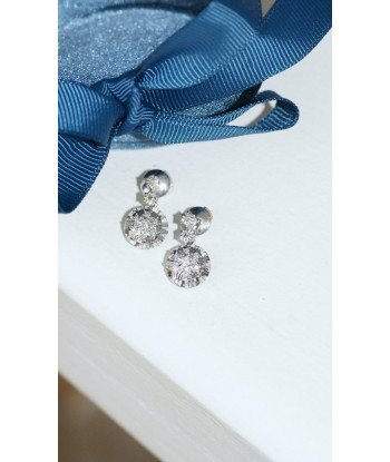 Boucles d'oreilles chaton illusion diamants store