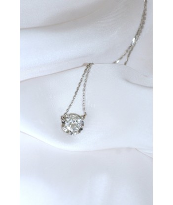 Collier solitaire diamant 1.24 Cts Venez acheter