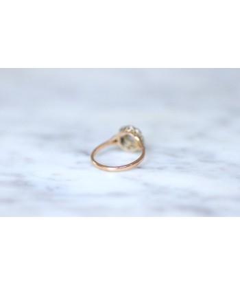 Bague marguerite or rose diamants Venez acheter