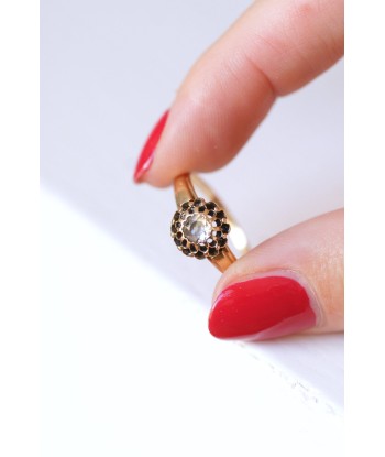 Bague Victorienne solitaire ancien en or et diamant acheter