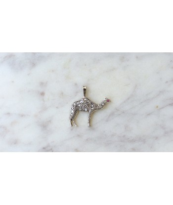 Pendentif ancien dromadaire diamants en or 18Kt pour bénéficier 