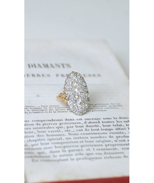 Bague marquise diamants 4,75 Cts de pas cher