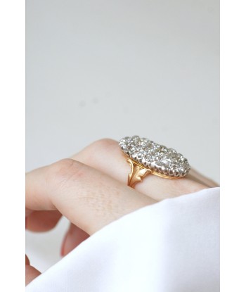 Bague marquise diamants 4,75 Cts de pas cher