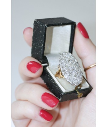 Bague marquise diamants 4,75 Cts de pas cher