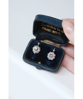 Boucles d'oreilles marguerite diamants de l' environnement