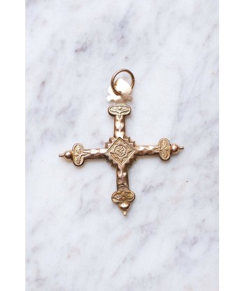 Croix Jeannette ancienne régionale en or rose 18Kt acheter