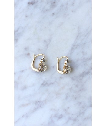 Boucles d'oreilles dormeuses diamants 0,70 Ct de l' environnement